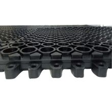 100%NBR Heavy Duty Kitchen Room Workshop Anti-Fatigue Hollow Rubber Tile Floor Interlocking Mat